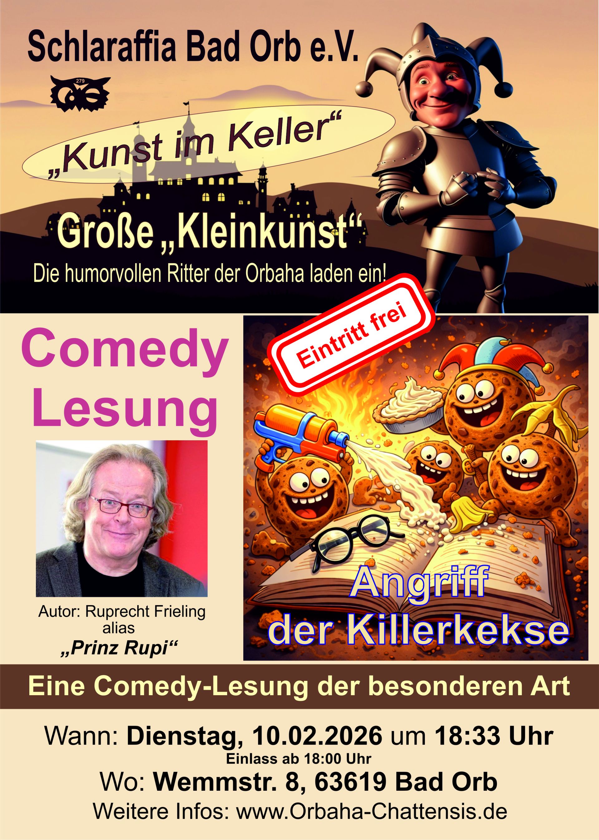 Plakat Angriff der Killerkekse